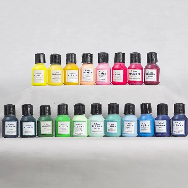 PIGMEN MINI 12gr SEMUA WARNA All Varian Pewarna Sablon Cat Pigment Warna Warni Color Stabilo Waterbased Tie Dye Pigment Cairan Paint Kerajinan Prakarya Murah Termurah Kualitas Terbaik Pewarna Ekonomis Perlengkapan Gambar Mewarna Lukis Craft 0