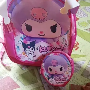 Tas Motif Kuromi MY Melodi Tas Sekolahan Tas Anak Lucu