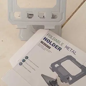 Stand Holder Tablet Ipad Foldable 360 Derajat Multifungsi Bahan Aluminium Bracket Holder Tablet