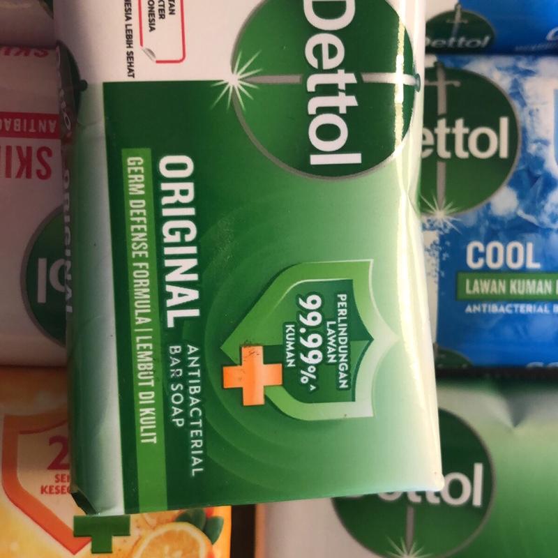 12 PCS Sabun Dettol 60 gram Sabun Mandi Batang 5