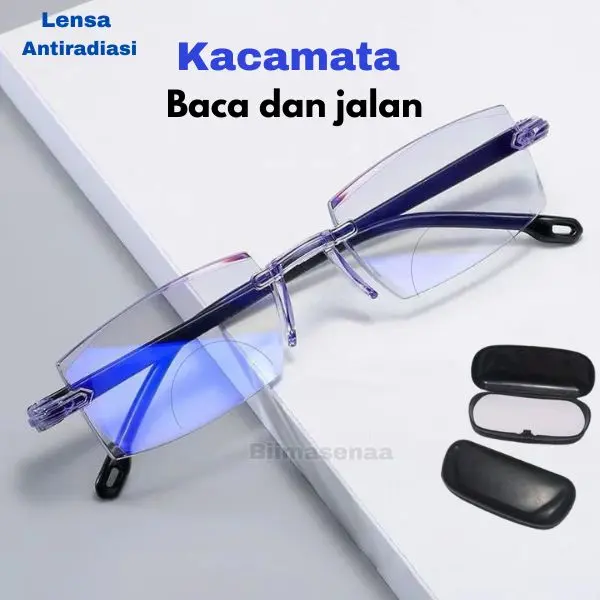 kacamata baca jauh dekat dua fungsi jauh dekat