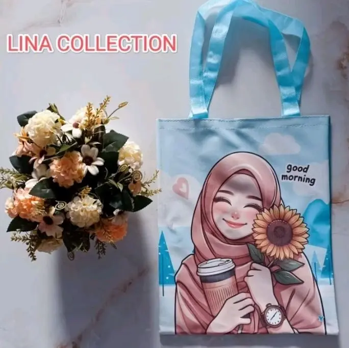 TAS NGAJI_TOTE BAG GILS_TAS SEKOLAH_TAS BELANJA 37*31 0