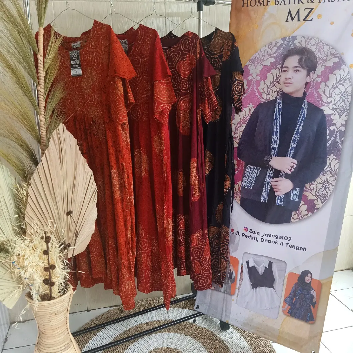 rubina klok bahan terjamin tidak luntur dan halus