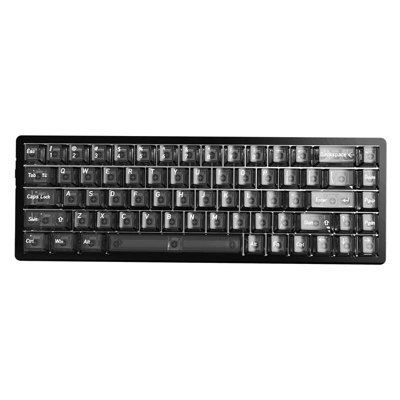 Bàn phím cơ trong suốt tuyệt đẹp, đèn nền RGB chuyên dụng cho chơi game, phím bấm hoàn toàn trong suốt, switch có thể thay thế, thiết bị ngoại vi chơi game.