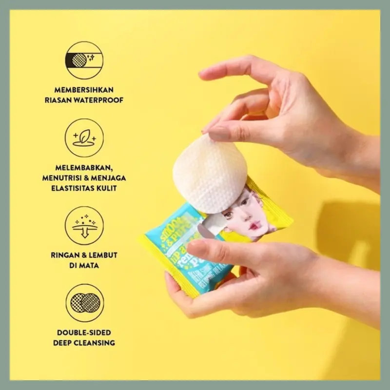 *Luceatstore* FREE BUBBLE WRAP Ariul The Perfect Refresh Your Day Facial Cleanser Series Original BPOM | Perawatan Wajah Cleansing Tissue Lip And Eye Remover Pad | By Ariul 5