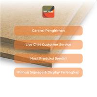Gambar Sign Dinding Ruang Mushola Pola Kayu - INPI HOUSE - Coklat Gelap dari INPI HOUSE Official Kota Bandung 5 Tokopedia