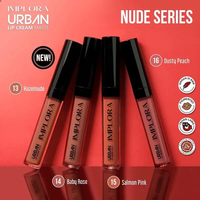 Implora Urban Lip Cream Matte shade 2,7 gr - Lipstik Implora 1