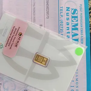 Logam Mulia Antam Press 0.5gr Emas Batangan Semar Nusantara