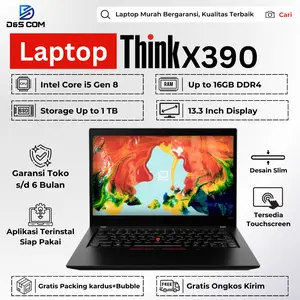 Laptop X390 Core i5 Gen 8 X395 Ryzen 5 Pro RAM 16GB SSD 1TB Murah Berkualitas Bergaransi