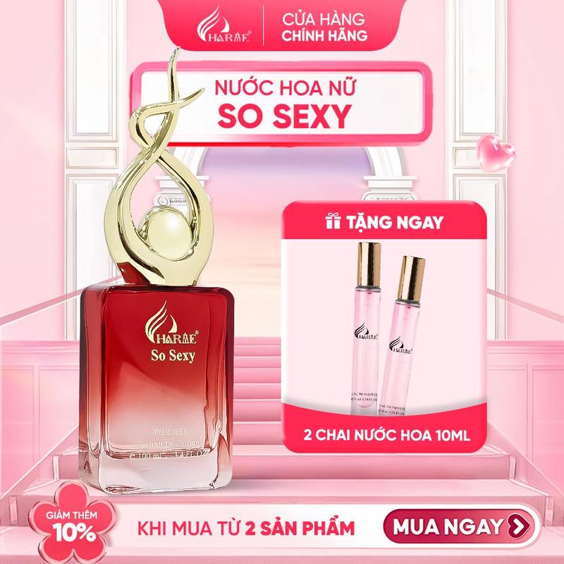 [MUA 1 ĐƯỢC 3] Nước hoa nữ Charme SO SEXY 100ml New quyến rũ ngọt ngào nổi bật