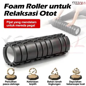 Foam Roller - Alat Pijat Otot dan Bantu Latihan Yoga, untuk Pemulihan & Relaksasi Otot