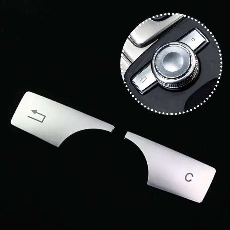 Bảng Điều Khiển Xe Hơi, Nắp Nút Công Tắc Đa Phương Tiện, Với Kim Sa, Cho Mercedes Benz C E Class W204 W212 GLK X204, Nút Âm Lượng 0