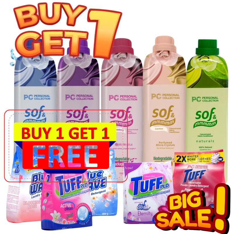 SOF FABCON & TUFF DETERGENT POWDER AND BLUE WAVE LAUNDRY DETERGENT ...