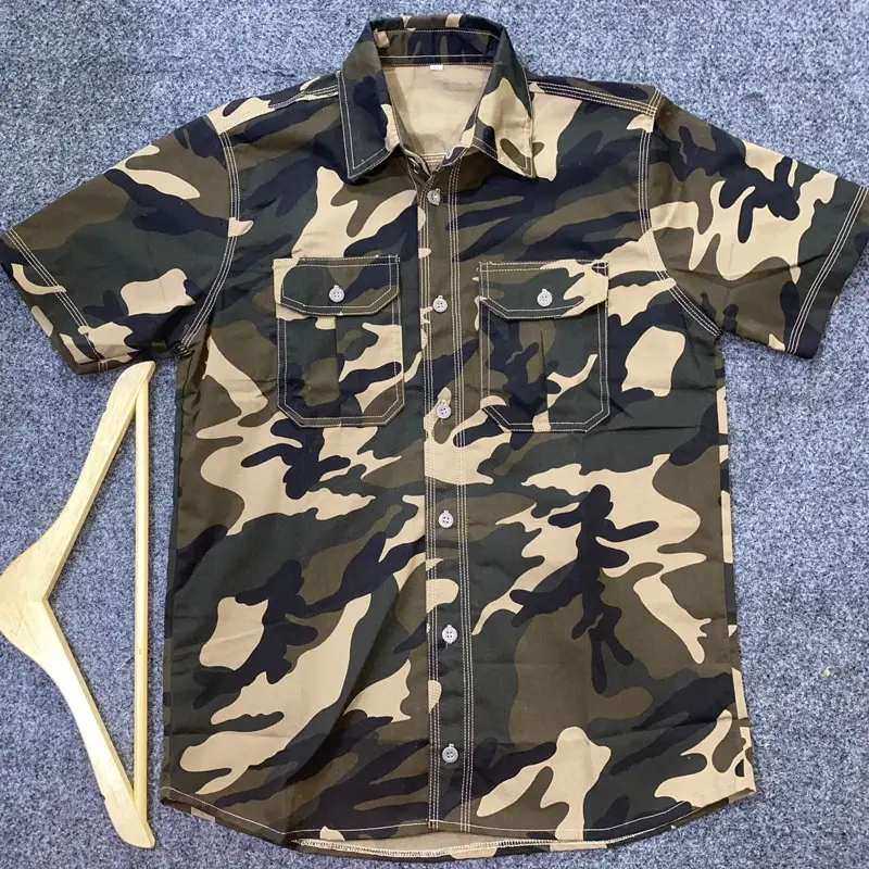 KEMEJA LORENG COTTON DRILL PREMIUM Katun Baju