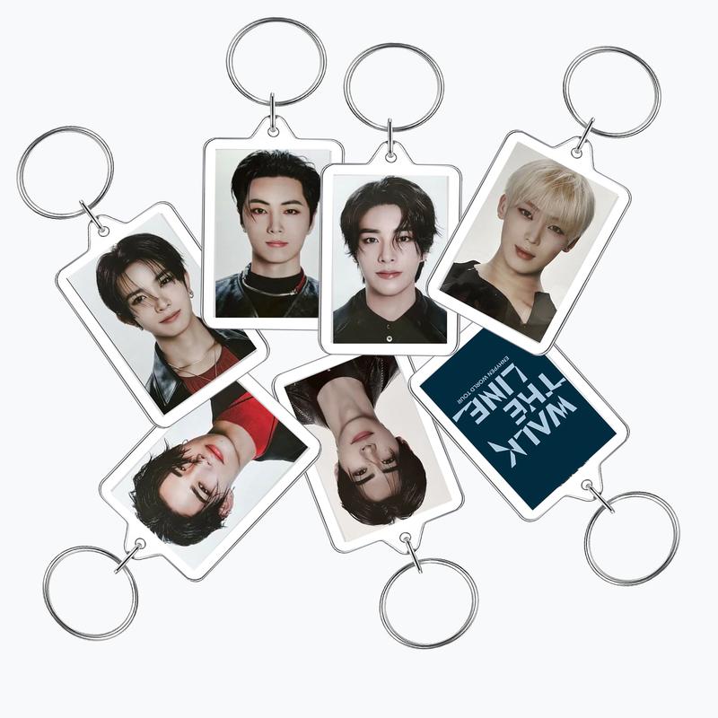Product Introduction of gantungan kunci - GANCI insert paper kpop korean 2 sisi ENHYPEN walk the line tour Cocok untuk Hadiah 4