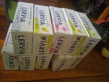 Product Review of PROMO 10PCS SABUN BATANG LERVIA 90GRAM Soap Pencerah from I**🦄 1