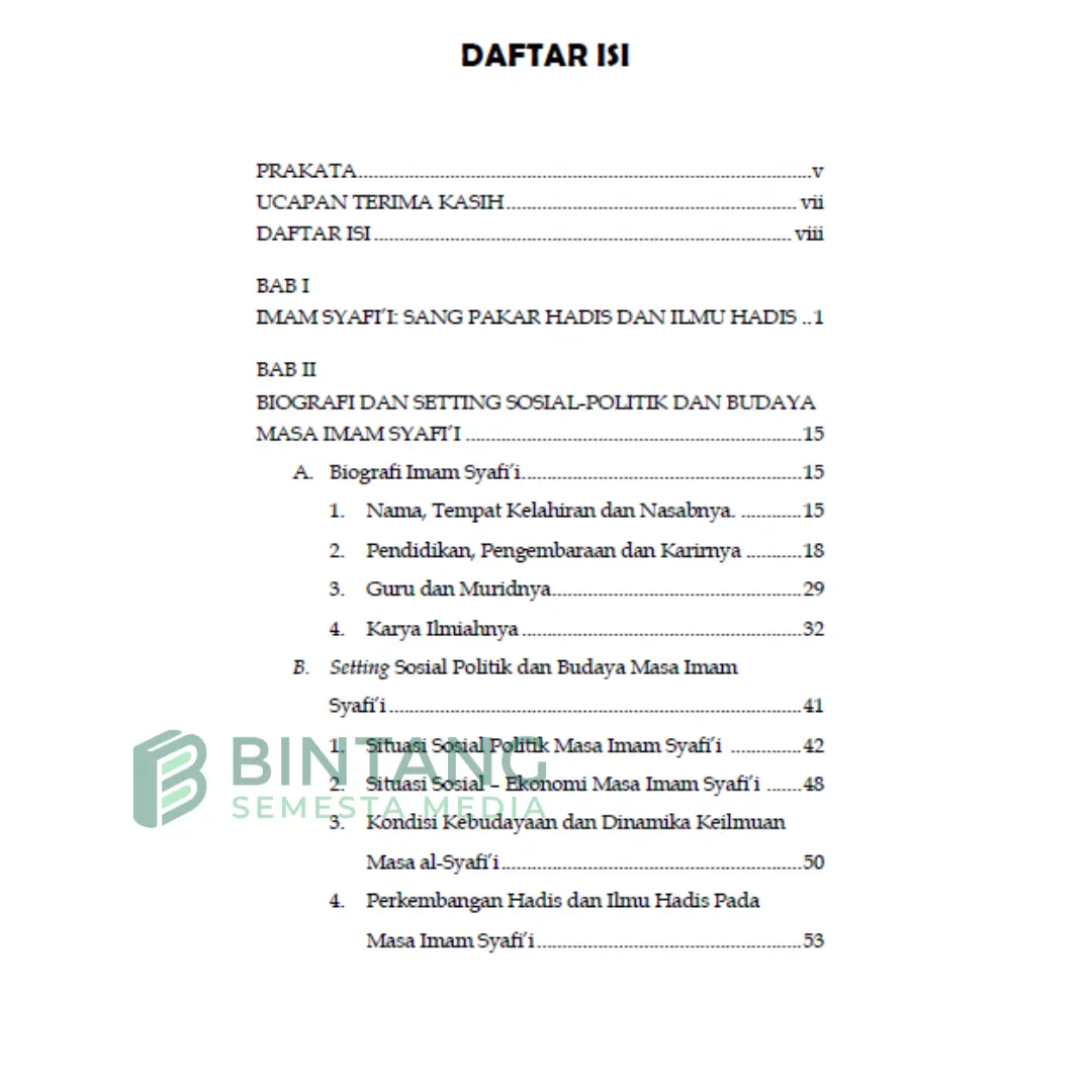 Peran Strategis dan Kontribusi Imam Syafi'i dalam Bidang Hadis dan Ilmu Hadis - M. Ikhsanudin, S.Ag., M.S.I.