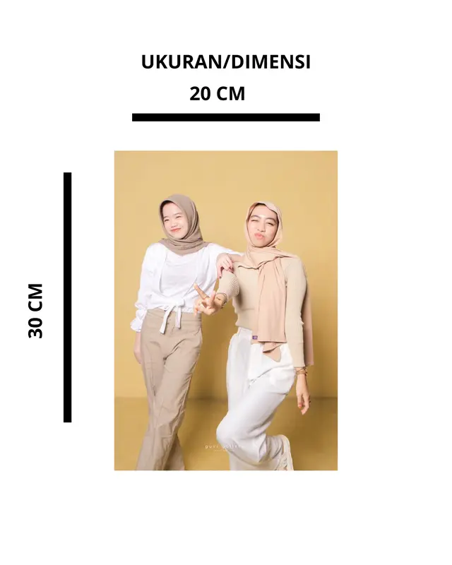 Cetak Foto 10R Bingkai MDF Ukuran 20cmx30cm 4pcs Retangle Dinding - Gratis Bubble Wrap 2