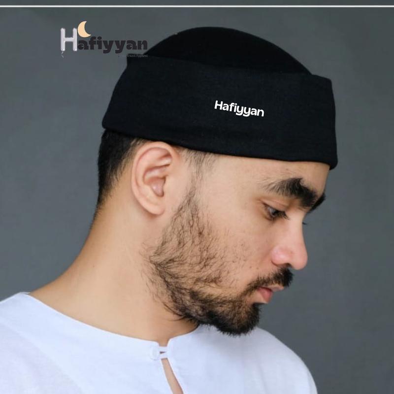 Product Introduction of Mesir Dewasa Bahan Katun Nyaman dan Lembut Muslim Songkok Pria Motif Haji Kopiah  Peci Hitam 6