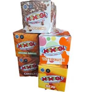PROMO MOMOGI STICK SNACK VARIASI RASA JAGUNG BAKAR | KEJU | COKLAT | TUTY FRUTY CAPPUCINO 1 PACK ISI 20 PCS Cokelat Food Makanan  Snacks  Manis  Rumput Chips