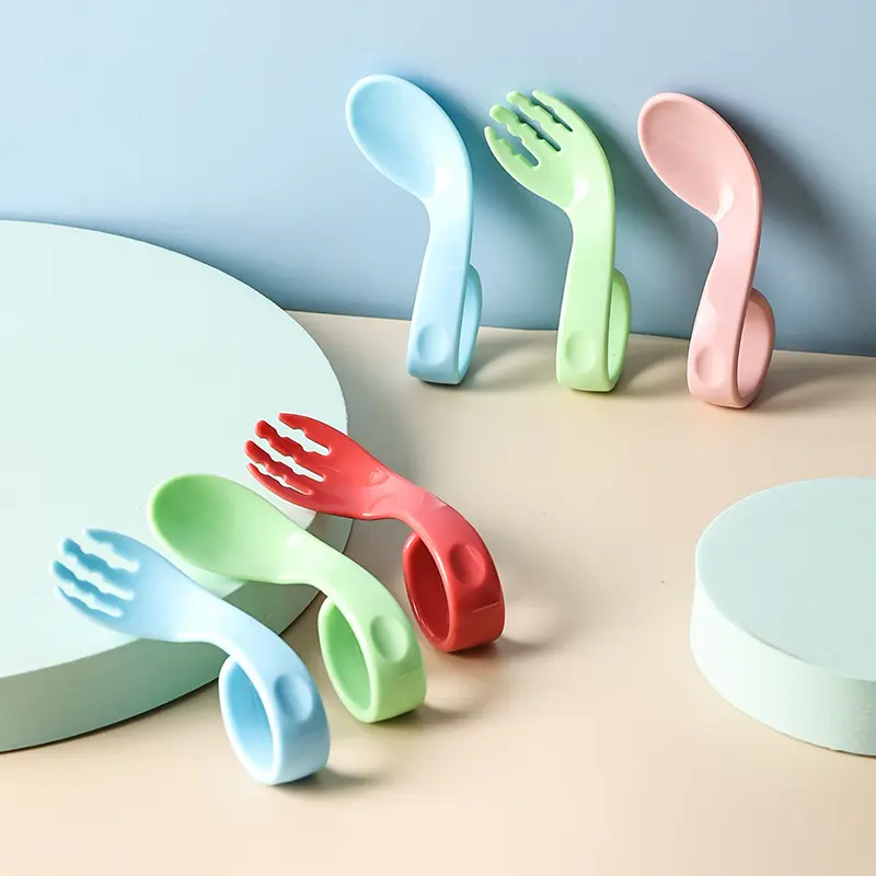 CLASHOP SET SENDOK GARPU ANAK/Sendok Anak Training Spoon Baby Spoon/Self Feeding