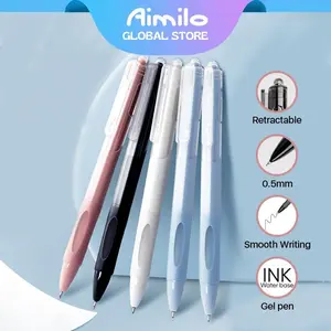 [READY] Aimilo Gel Pen Retractable 4 Warna 0.5mm