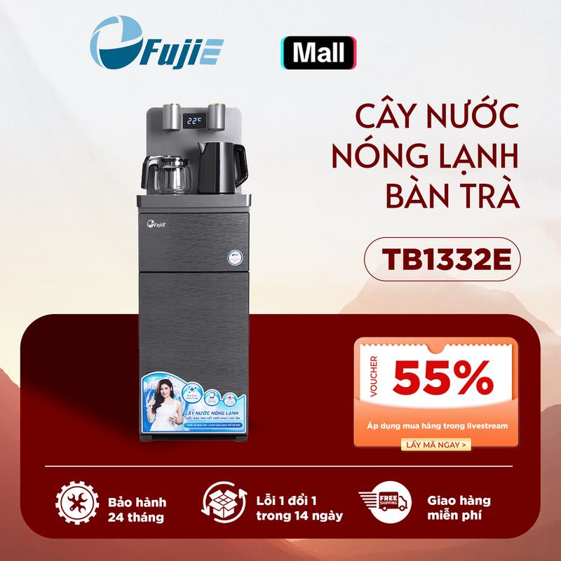 Cây nước nóng lạnh bàn trà, bình âm FujiE TBH1332E nhập khẩu, máy nước nóng lạnh điều khiển từ xa cài đặt nhiệt độ - Bảo hành 24 tháng.