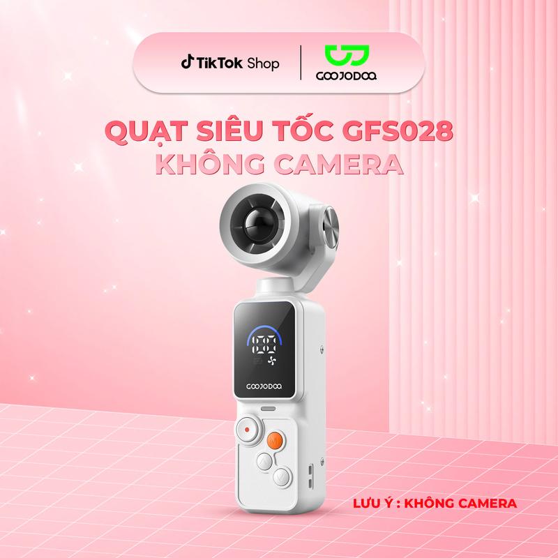 [GOOJODOQ*KOL/KOC] Không có Camera, Quạt cầm tay tốc độ cao,Khả năng làm mát tức thì ,100 mức độ gió,thiết kế nhỏ gọn bỏ túi,sạc nhanh qua cổng Type-C