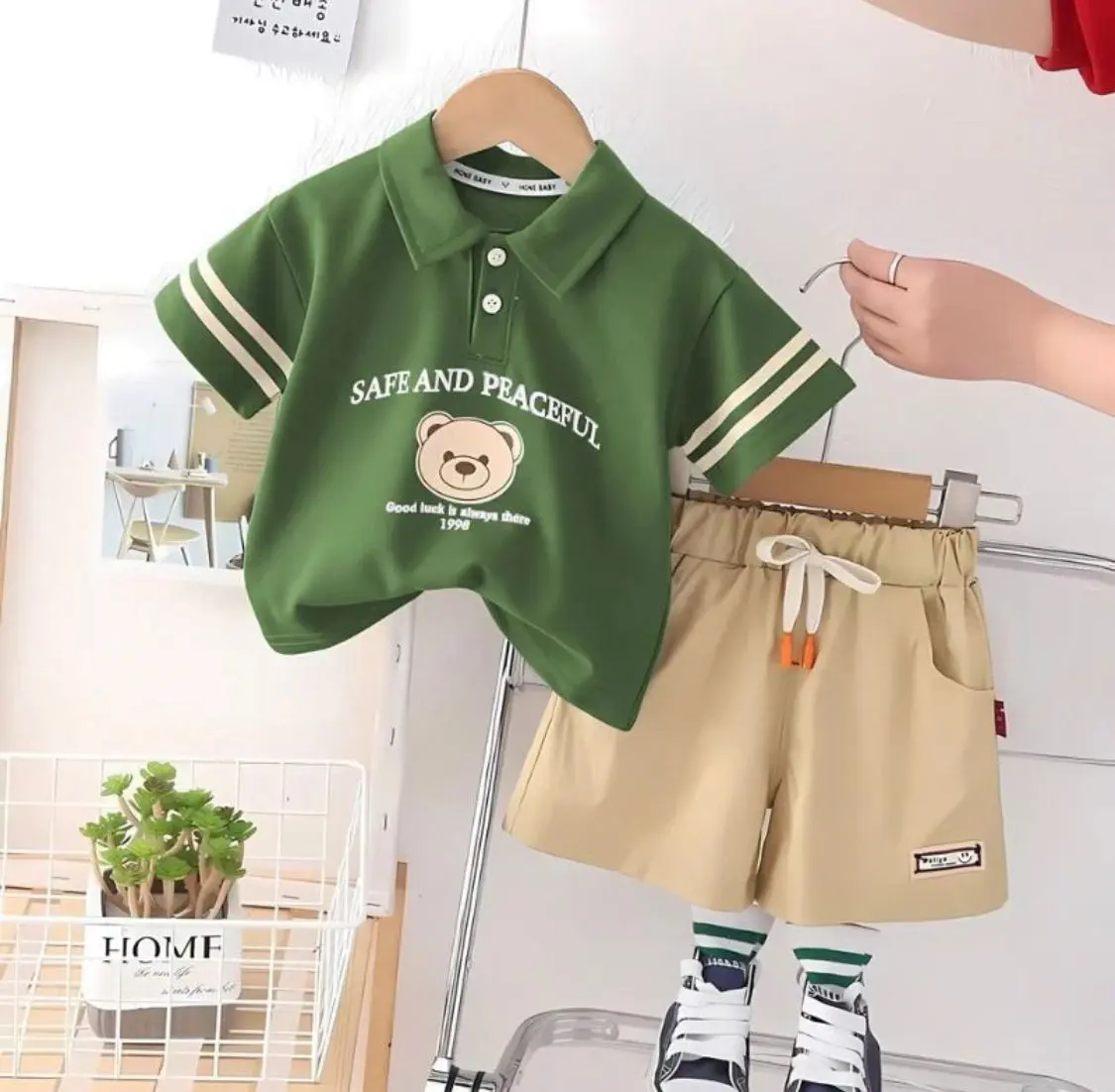 SETELAN ANAK BAJU DAN CELANA PENDEK ANAK NEW 1- 5 THN