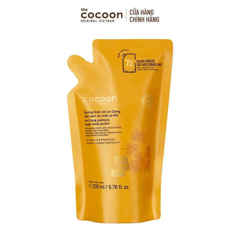 Tẩy da chết cơ thể đường thốt nốt An Giang Cocoon 200ml