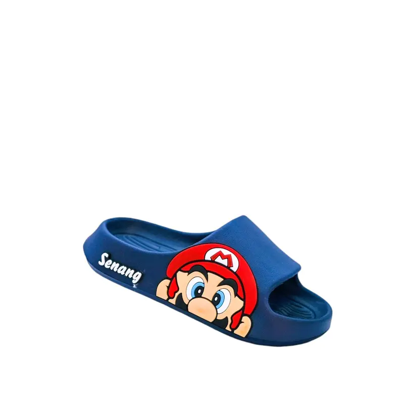 Cloos Sandal Anak Laki Selop Motif Mario Fashion Karet 1