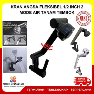 kran wastafel cuci piring putar 360 derajat Kran Angsa Dapur Fleksibel/Kran Wastafel/Kran Air/Kran Cuci Piring Tembok/Keran Shower Rotasi 360°  kran sink flexible sus stainless 304 anti karat