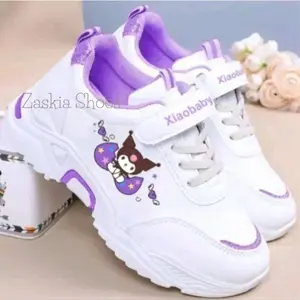 sepatu anak pereempuan sepatu sneakers anak XIOA KUROMI