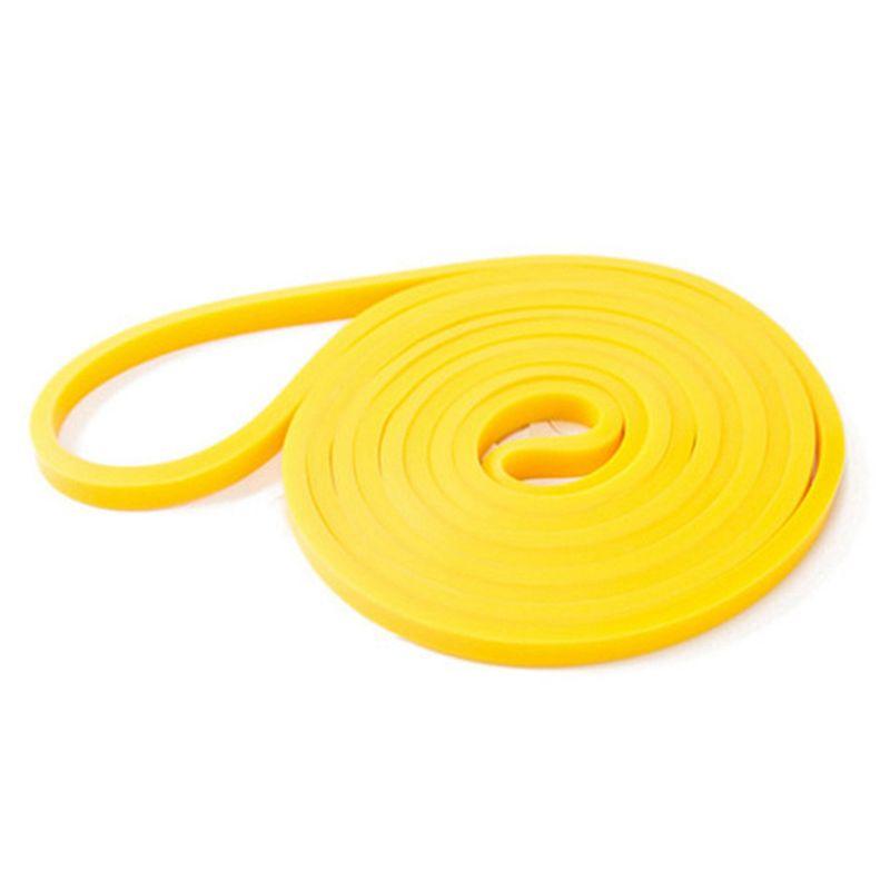 Dây kháng lực latex bền chắc, dây hỗ trợ tập kéo người lên, dùng để tăng cường sức mạnh và luyện tập, 0,64 cm, màu vàng