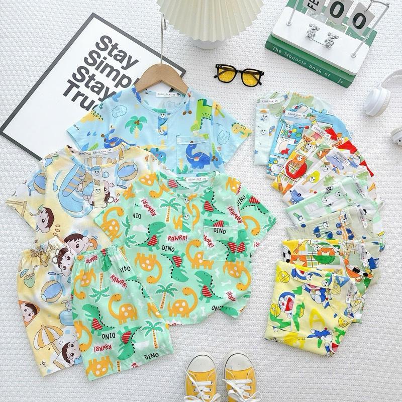 TL41 - Đồ Bộ Tole Lanh Khánh An Baby Cho Bé Trai Size 8-36kg