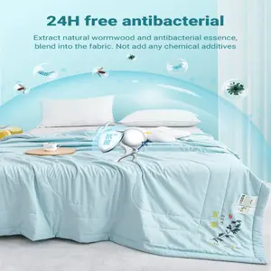 Wormwood summer cool quilt mosquito repellent quilt machine washable