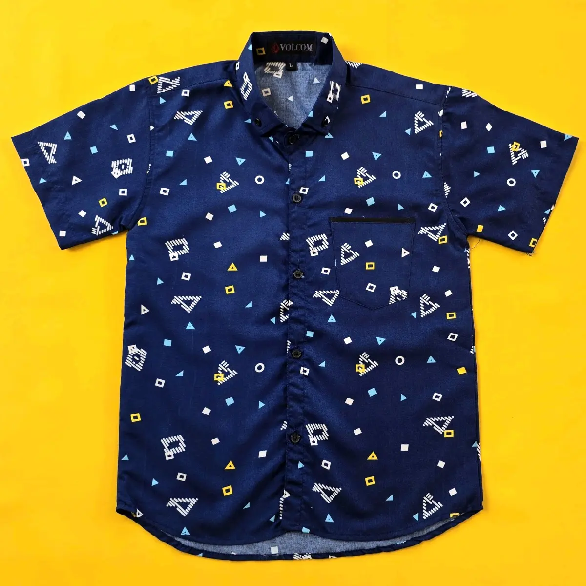 Gratis Ongkir/Bisa COD/Atasan Kemeja Anak Motif Laki Laki Cowo Lengan Pendek Untuk Anak Usia 4-12 Tahun By Patriot Kids