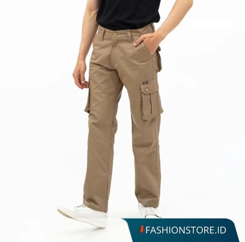 Product Introduction of Celana Cargo Panjang Pria Slim fit Original Premium Quality Katun  Jeans Tebal Nyaman Casual Santai 35