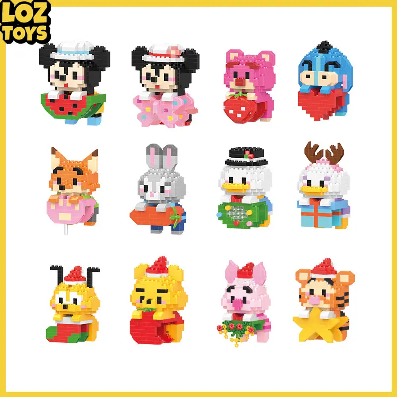 Mainan Balok Susun Kartun DIY Nano Block Bricks Anak Mainan Edukasi