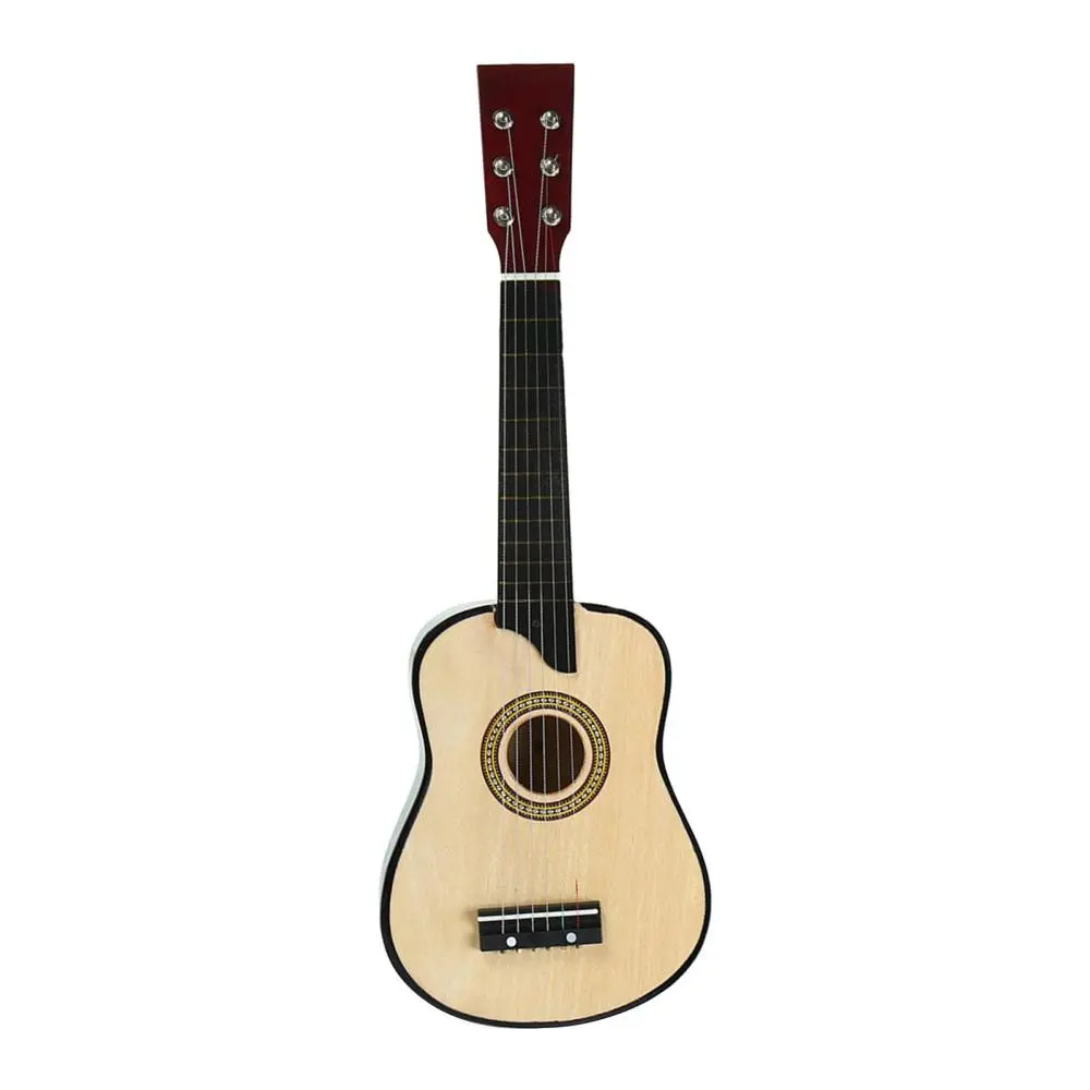 Guitar Acoustic Bằng Gỗ, Kích Thước Nhỏ 25 Inch, 6 Dây, Dành Cho Trẻ Em, Nhạc Cụ, Đồ Chơi Giáo Dục, Thích Hợp Cho Trẻ Em Và Trẻ Mới Biết Đi, Thích Hợp Làm Quà Tặng Cho Người Mới Bắt Đầu