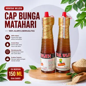 Minyak Wijen Halal 150Ml / Sesame Oil HALAL Bunga Matahari Organik Sayur