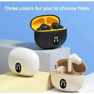 895B Headset Bluetooth Wireless TWS Earphone Mic In-Ear Display Bass Nyaman Buat Musik Gaming