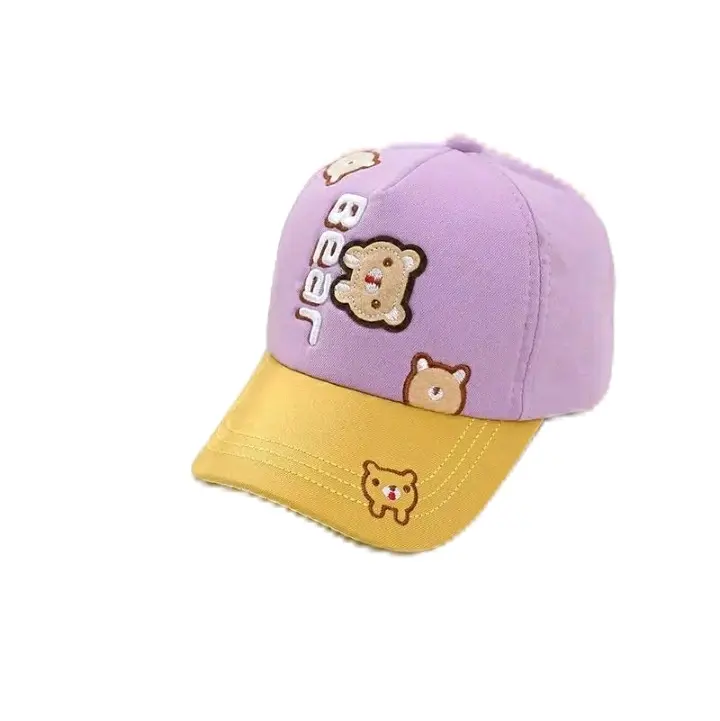 topi bodril bear anak/topi anak laki-laki/prempuan usia 2-10 tahun Cewek 2