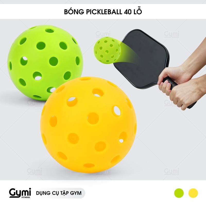 Bóng Pickleball 40 Lỗ Phù Hợp Sử Dụng Tập Luyện Và Thi Đấu Ngoài Trời Nhiều Màu Sắc 0