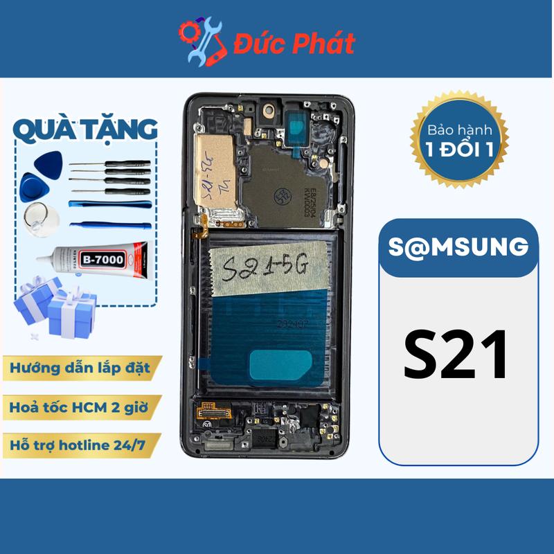  Phụ Kiện Màn hình Thay Thế S@MSUNG S21-5G QX KHUNG  Tặng keo dán và bộ sửa  