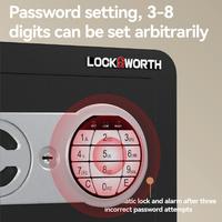Gambar Locksworth Brankas Uang / Kotak Uang Besi / Kotak Emas / Cash Box 23x17x17 Deposit Box Double Unlocking Step VS4501 - Black dari Deli.Indonesia Kab. Tangerang 3 Tokopedia