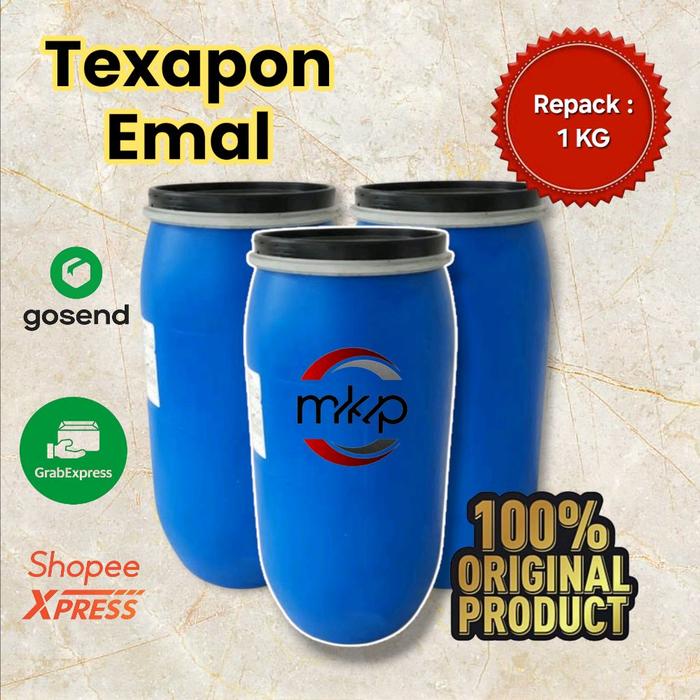 Gambar texapon emal kemasan repack 1 kg dari Maju Kimia Parfum Kota Semarang Tokopedia