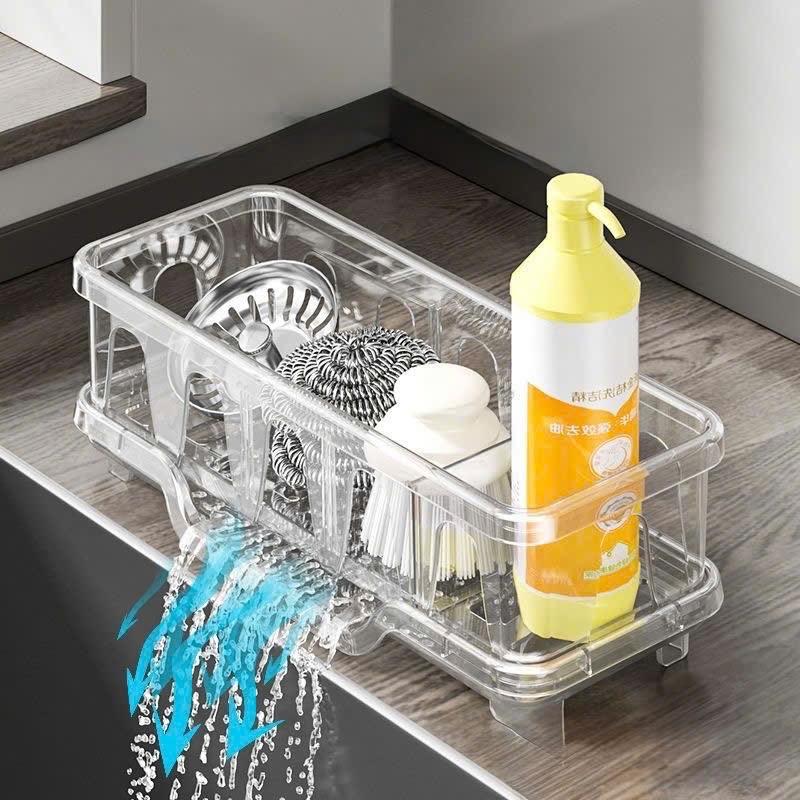 Khay đựng đồ rửa bát, kệ đựng đồ bồn rửa chén, giá đỡ nhựa bồn rửa bát tiện…