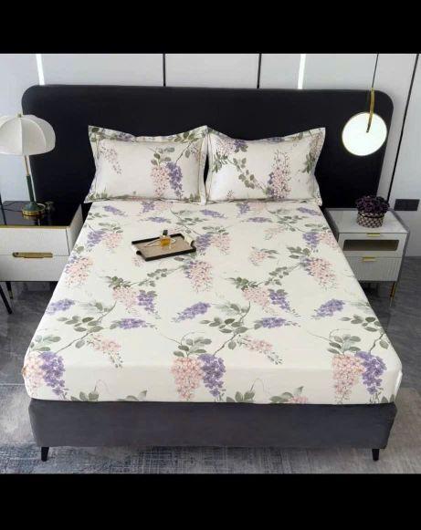 Product Introduction of BỘ 3 MÓN GA VÀ VỎ GỐI LỤA THÁI - CHẤT LIỆU MÁT MẺ, MÀU SẮC TRẺ TRUNG - Ga bo chun đệm được 10p. 3