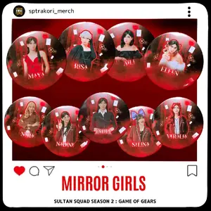 OFFICIAL CERMIN SULTAN SQUAD SEASON 2 GIRLS VERSION+FREE STICKER ANIMATION